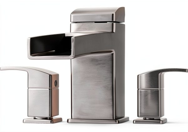 Pfister Roman Tub Faucet Brushed Nickel Waterfall Spout-0