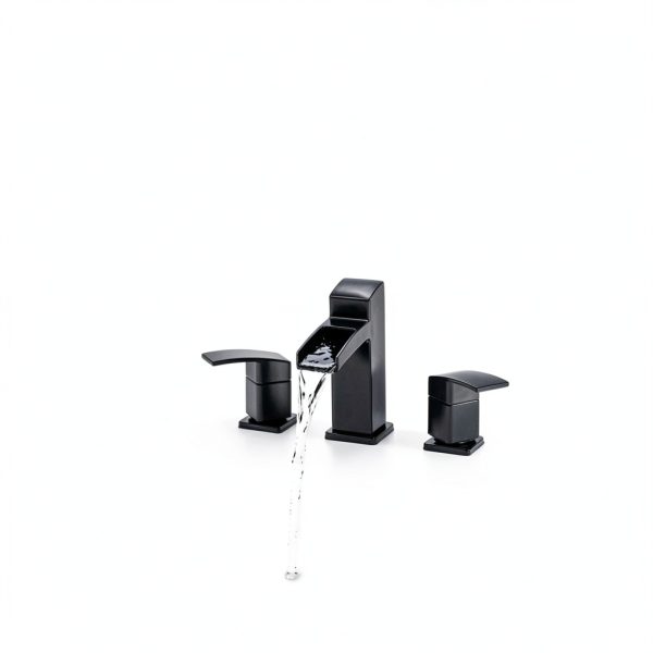 Pfister Bathroom Faucet Matte Black Pull Down Sprayer-4