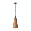 Troy Lighting Kenzo Pendant Bronze Leaf Iron Contemporary-1