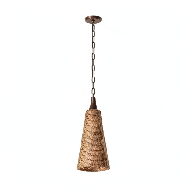 Troy Lighting Kenzo Pendant Bronze Leaf Iron Contemporary-1