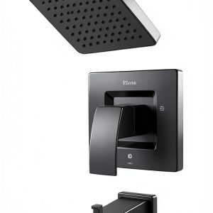 Pfister Shower System Contemporary Matte Black Metal-0