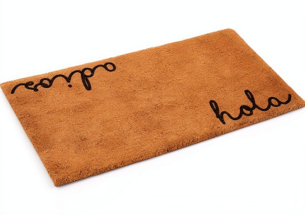Calloway Mills Doormat Cursive Hola Adios Coir Vinyl-3