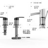 Pfister Bathroom Faucet Polished Chrome Waterfall Spout-4