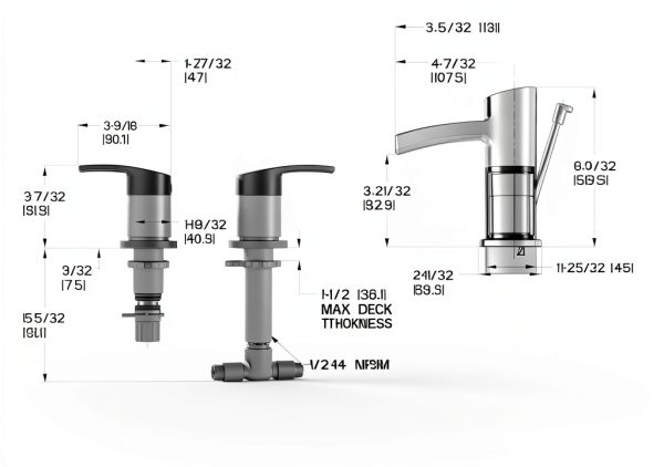 Pfister Bathroom Faucet Polished Chrome Waterfall Spout-4