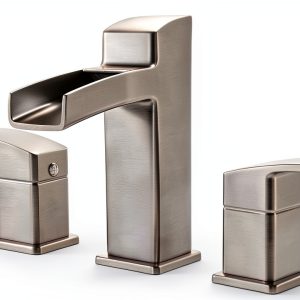Pfister Bathroom Faucet Brushed Nickel Waterfall-0