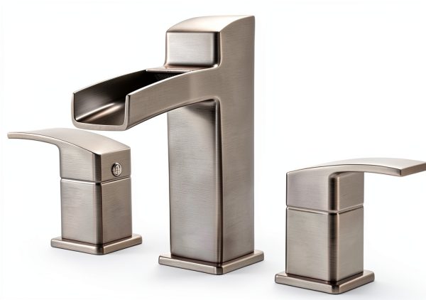 Pfister Bathroom Faucet Brushed Nickel Waterfall-0