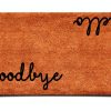 Calloway Mills Doormat Hello Goodbye Coir Absorbent Modern-0