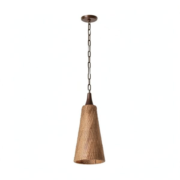 Troy Lighting Kenzo Pendant Bronze Leaf Iron Contemporary-2