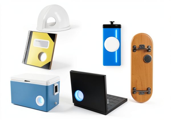 Apple Orange Gifts 3 Inch Round Stickers High Gloss Vinyl-1