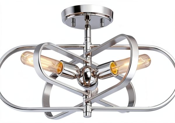 Designers Fountain Silver Ceiling Fan Modern Aluminum Living-2