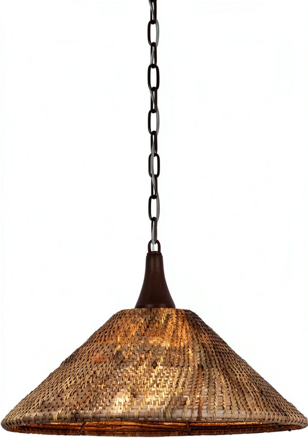 Troy Lighting Pendant Bronze Leaf Iron Contemporary-0
