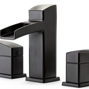 Pfister Bathroom Faucet Matte Black Pull Down Sprayer-0