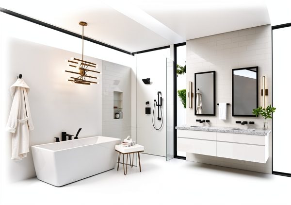 Pfister Shower System Contemporary Matte Black Metal-5