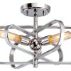 Designers Fountain Silver Ceiling Fan Modern Aluminum Living-1