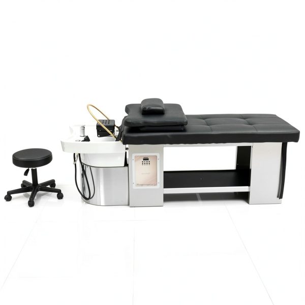 Dermalogic Spa Bed with Shampoo Bowl PU Leather-4