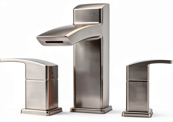 Pfister Kenzo Bathroom Faucet Brushed Nickel Ribbon Spout-0