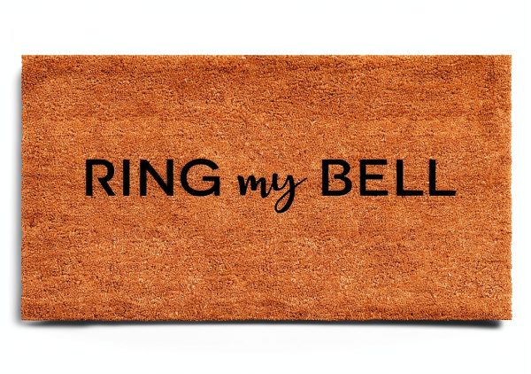 Calloway Mills Doormat Coir Vinyl Backing Ring My Bell-1