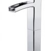 Pfister Chrome Bathroom Faucet Waterfall Spout Leak Free-0