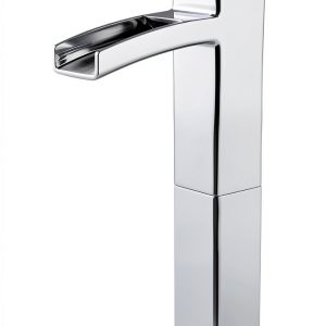 Pfister Chrome Bathroom Faucet Waterfall Spout Leak Free-0