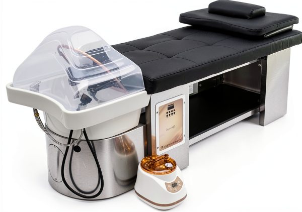 Dermalogic Spa Bed with Shampoo Bowl PU Leather-1