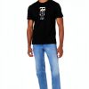 Karl Lagerfeld Paris Mens T-Shirt Regular Fit Crew Neck-7