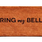 Calloway Mills Doormat Coir Vinyl Backing Ring My Bell-0