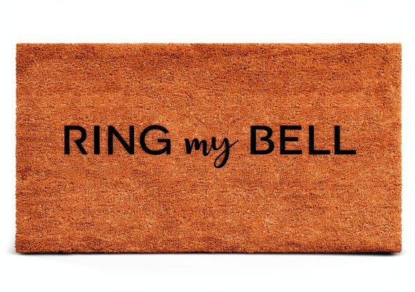 Calloway Mills Doormat Coir Vinyl Backing Ring My Bell-0