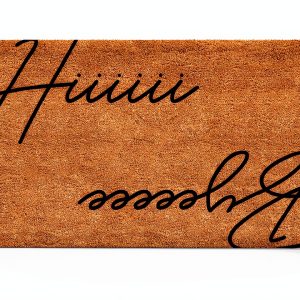 Calloway Mills Doormat Coir Letter Print Hiii Byee Design-0