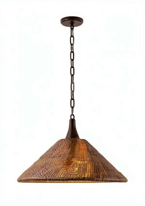Troy Lighting Pendant Bronze Leaf Iron Contemporary-3