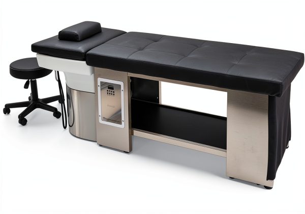 Dermalogic Spa Bed with Shampoo Bowl PU Leather-7