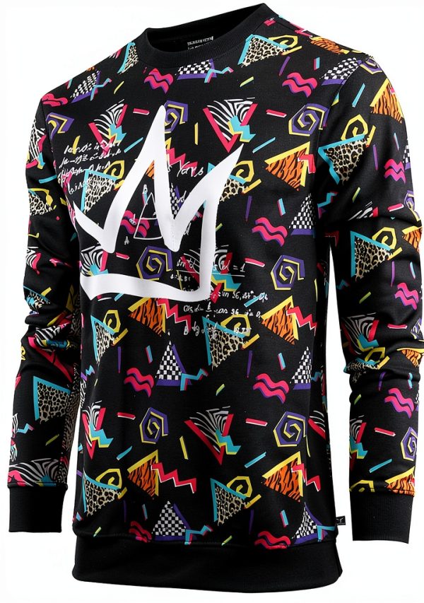 Screenshot Brand Mens Sweatshirt Urban Streetwear Cotton-0