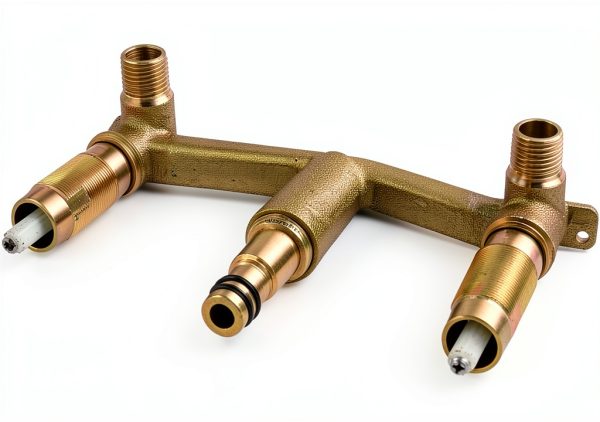 Pfister Brass Bathroom Faucet Wall Mount Lead Free-0