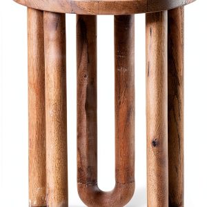 Kenzo End Table Kate and Laurel Modern Wood Nightstand-0