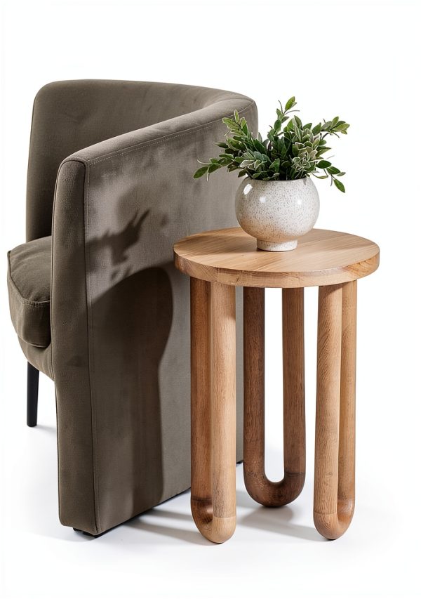 Kenzo End Table Kate and Laurel Modern Wood Nightstand-3