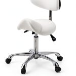 Spa Source Kenzo Saddle Stool Hydraulic Swivel Salon Stool-0