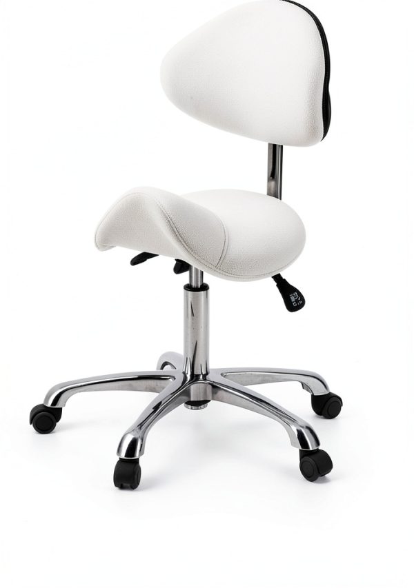 Spa Source Kenzo Saddle Stool Hydraulic Swivel Salon Stool-0