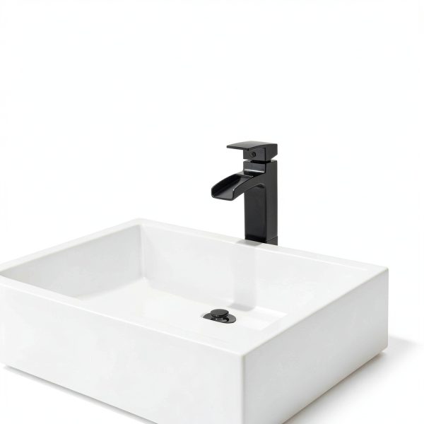 Matte Black Bathroom Faucet Pfister Metal Design-4