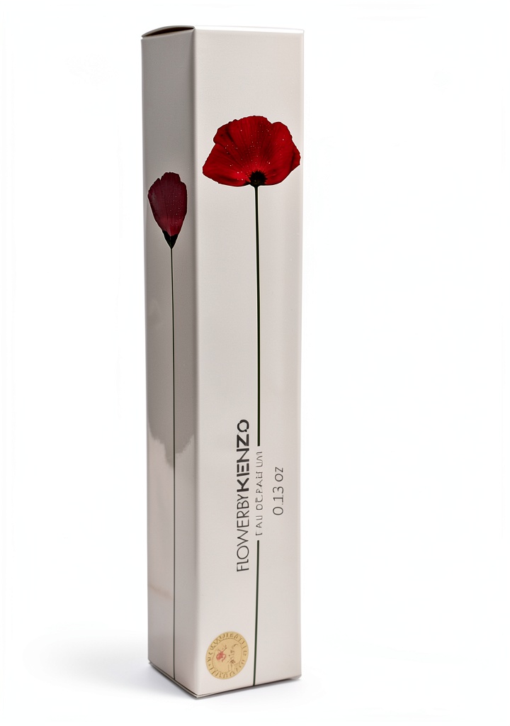 Kenzo Eau De Parfum bottle on a marble vanity