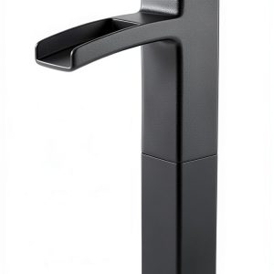 Matte Black Bathroom Faucet Pfister Metal Design-0